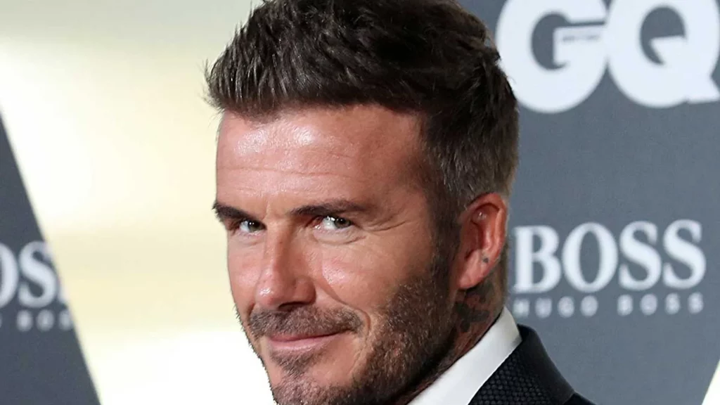 "David Beckham's unveiled makeup routine "